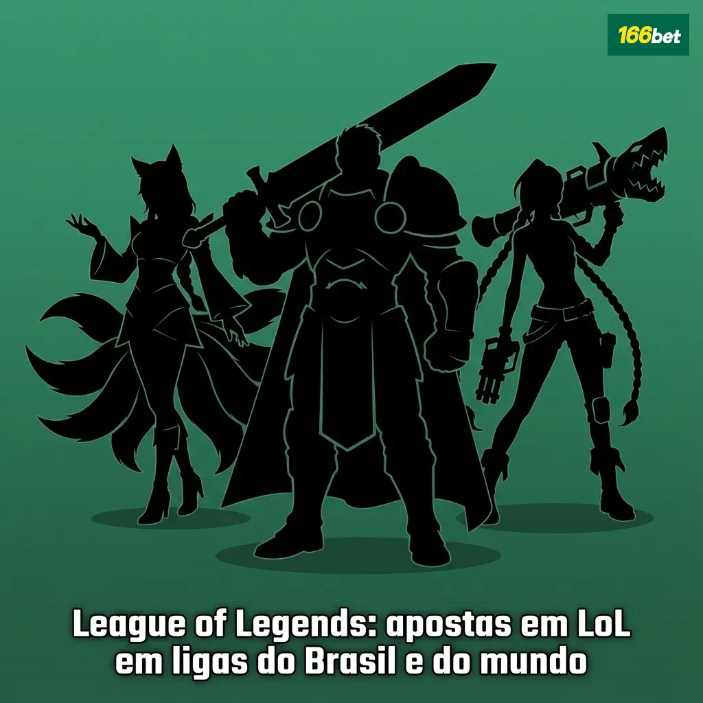 Tela de League of Legends com jogador brasileiro analisando estatísticas e odds de apostas em campeonatos nacionais e mundiais