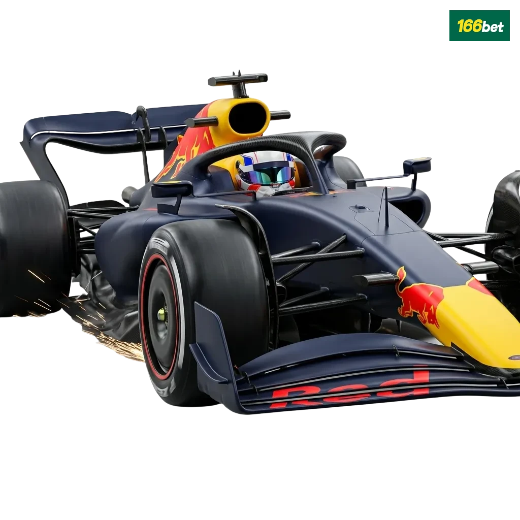 Tela da 166bet Brasil com mercados de apostas em Fórmula 1 e odds em tempo real para corridas, pódios e campeonatos