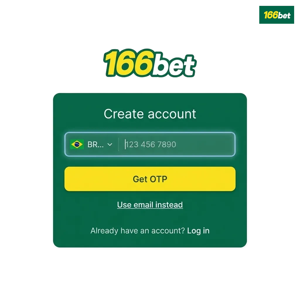 Tela do site 166bet em português mostrando cadastro, login, verificação de conta e bônus para usuários do Brasil
