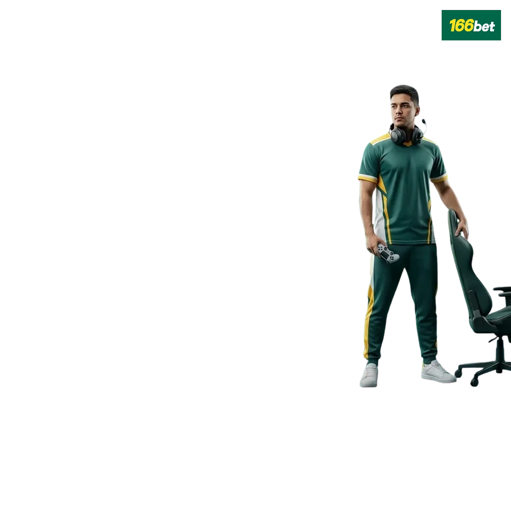 Banner da 166bet com jogadores de Dota 2 e dicas estratégicas de apostas em destaque em português