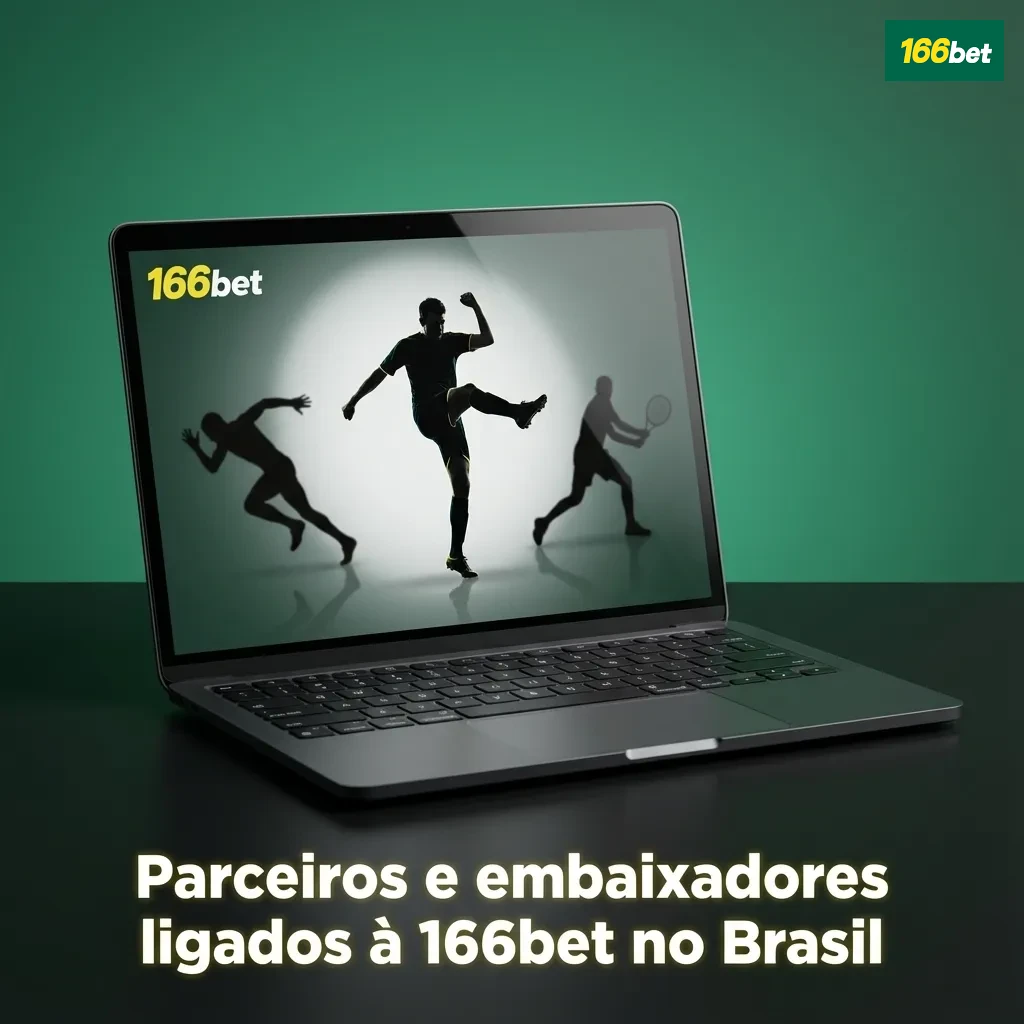 Painel com influenciadores esportivos, streamers de cassino e analistas brasileiros parceiros da plataforma 166bet