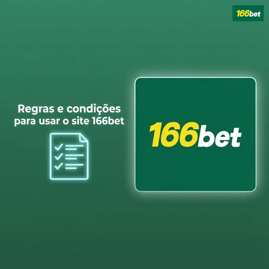 Tela do site 166bet exibindo regras e condições de uso para apostas online no Brasil