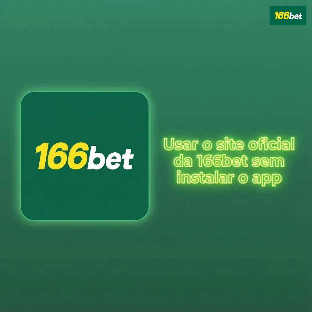 Tela de computador exibindo o site oficial da 166bet com apostas esportivas e cassino abertos no navegador