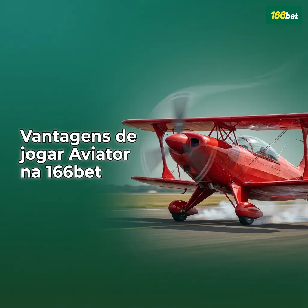 Banner da 166bet destacando o jogo Aviator, bônus em reais e recursos para jogadores brasileiros em múltiplos dispositivos