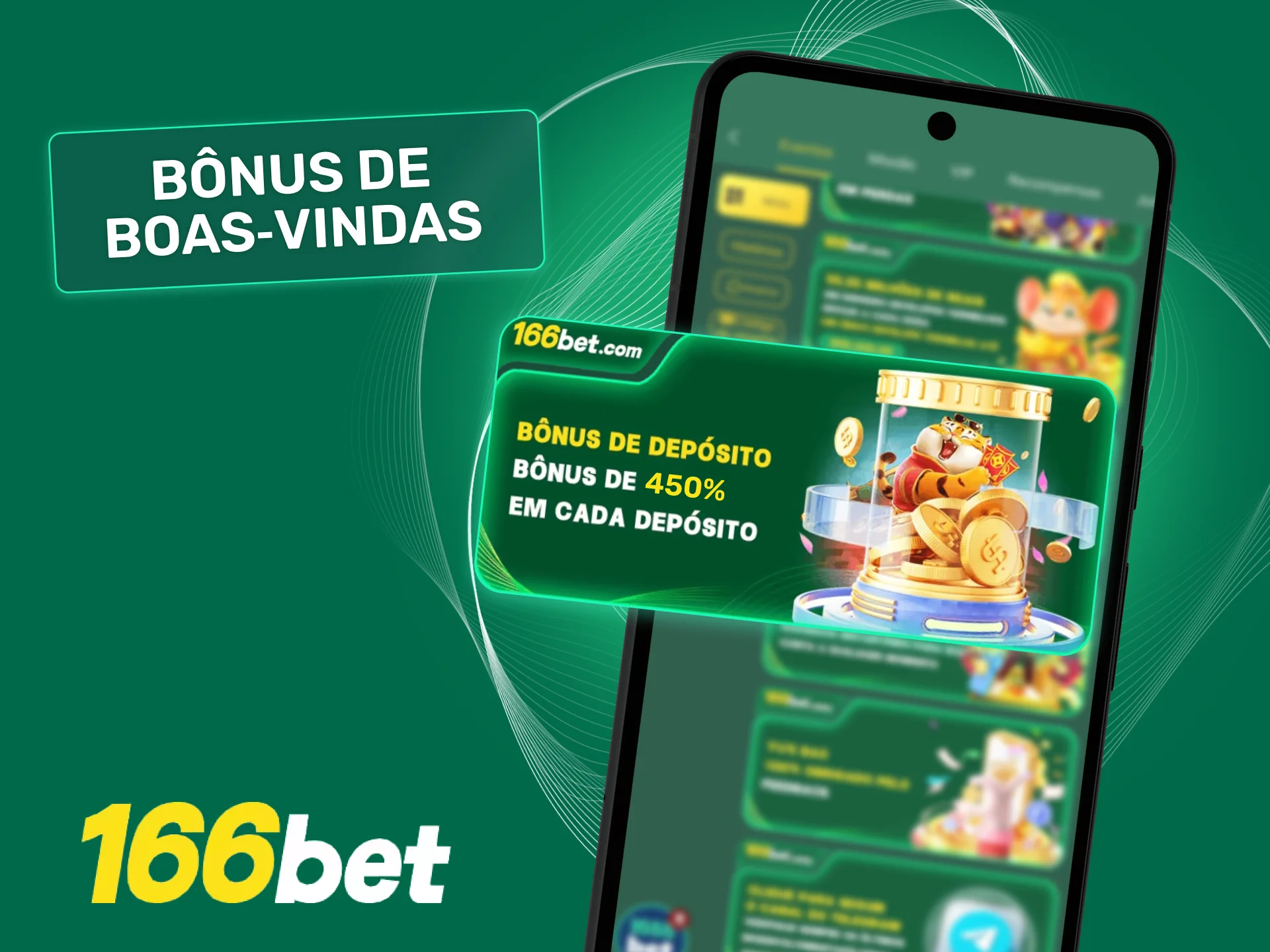 Ative o bônus progressivo da 166bet e jogue com saldo extra.