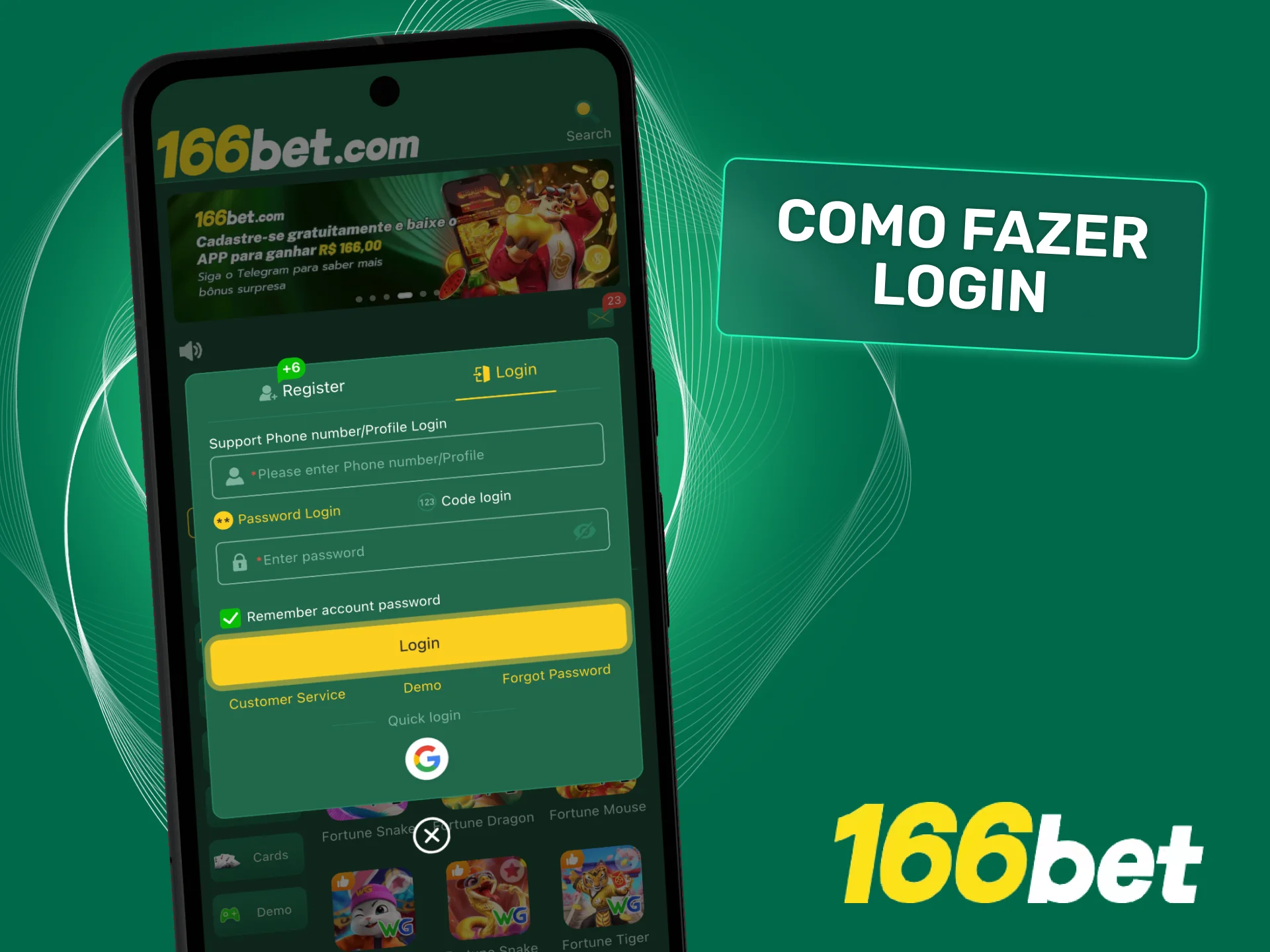 Entre com seu e-mail e senha no 166bet para começar a jogar.