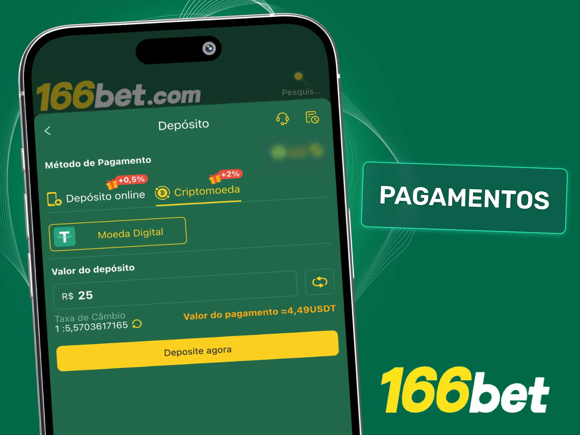 Use o 166bet e movimente seu saldo em reais com facilidade.