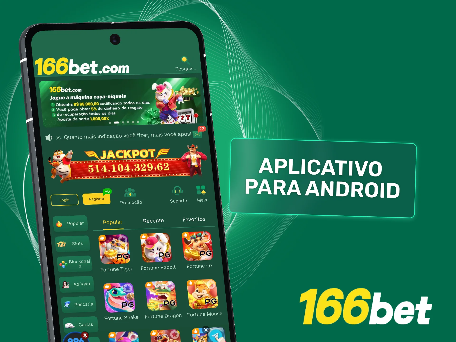 Use o aplicativo 166bet para Android e aposte direto no celular.