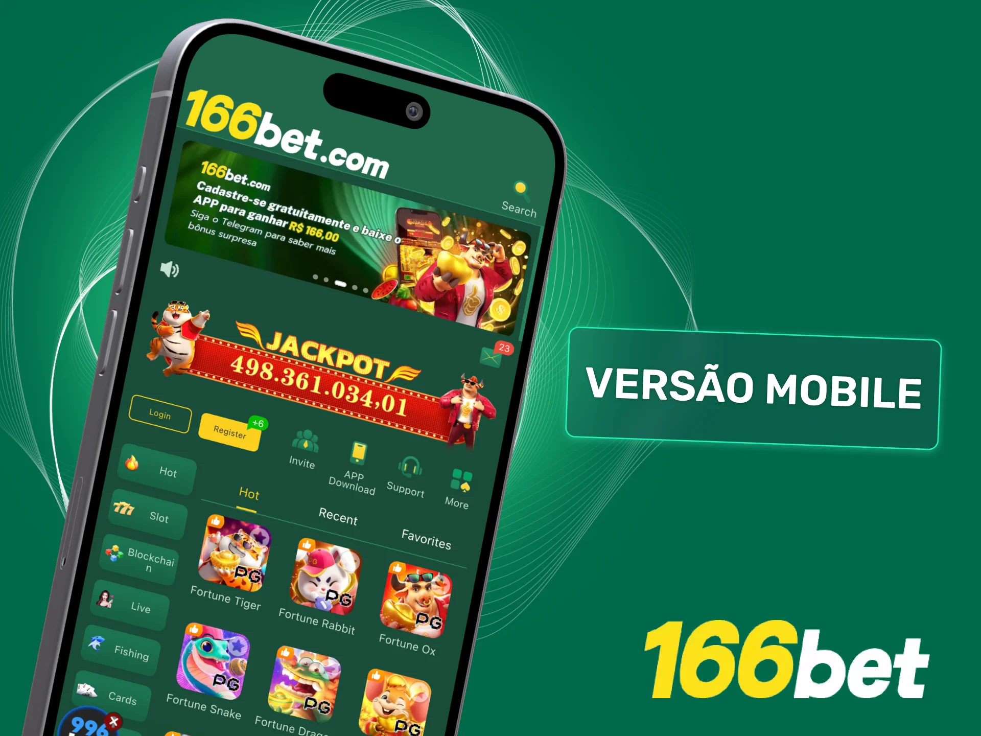 Use o site mobile 166bet em qualquer smartphone ou tablet.