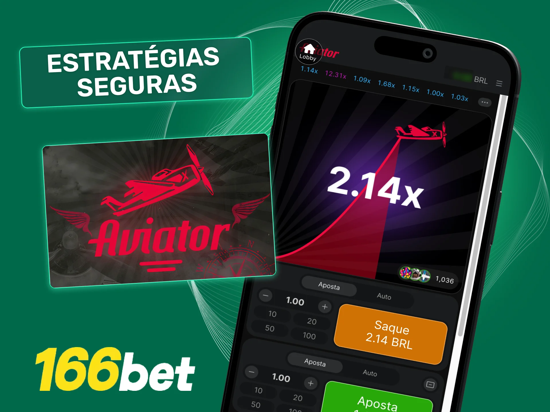 Use estratégias seguras no Aviator da 166bet e jogue com mais controle do risco.