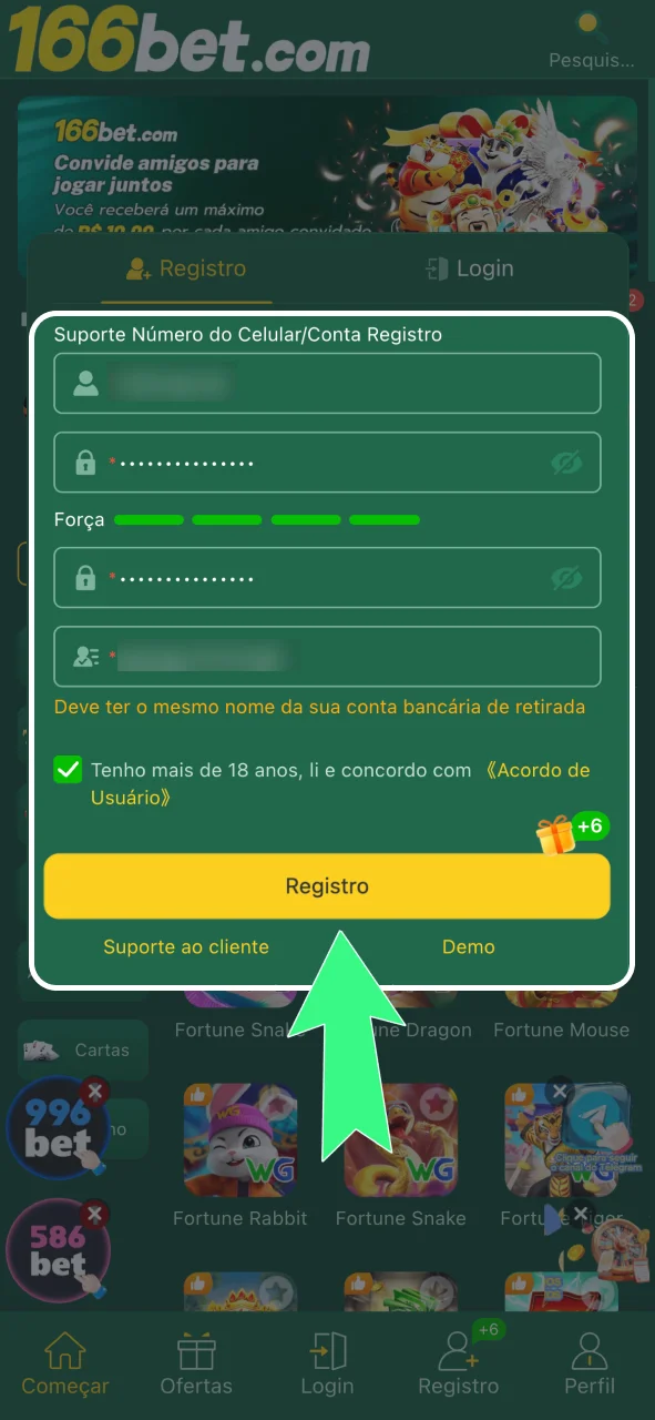 Abra sua conta na 166bet em poucos passos pelo site oficial.