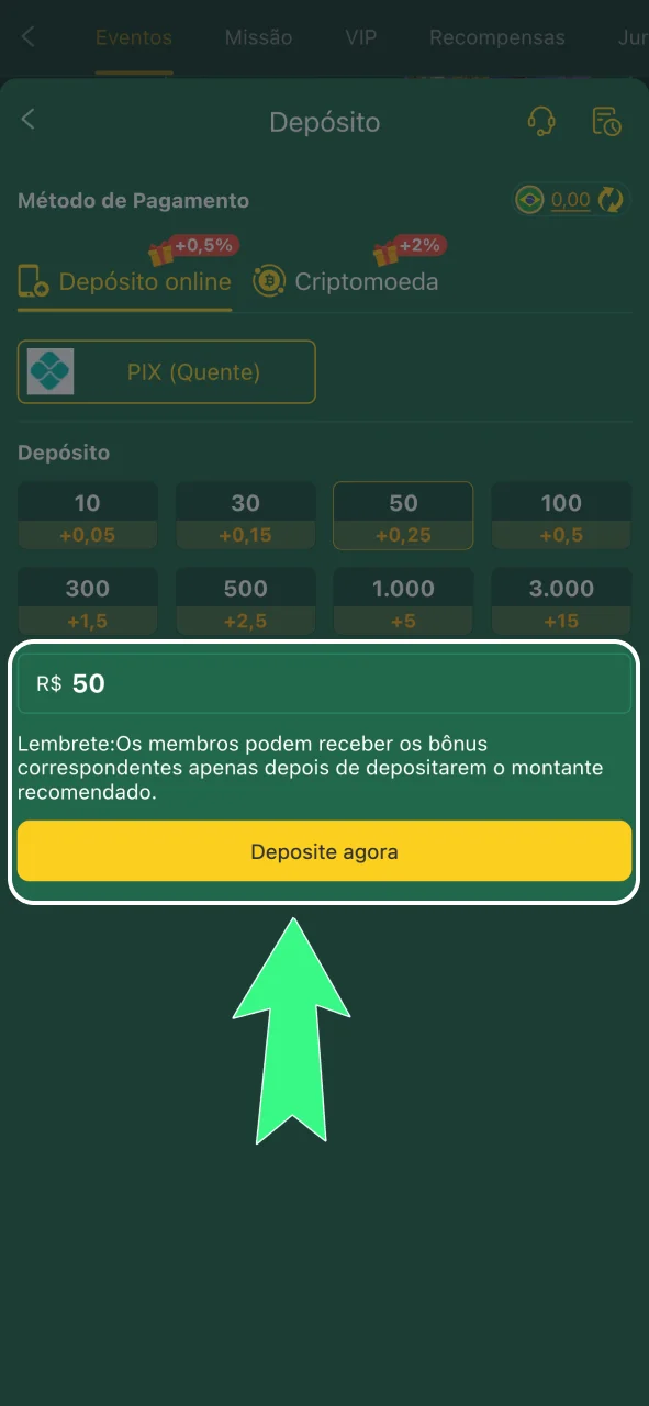 Confirme seu depósito na 166bet e comece a jogar com bônus.