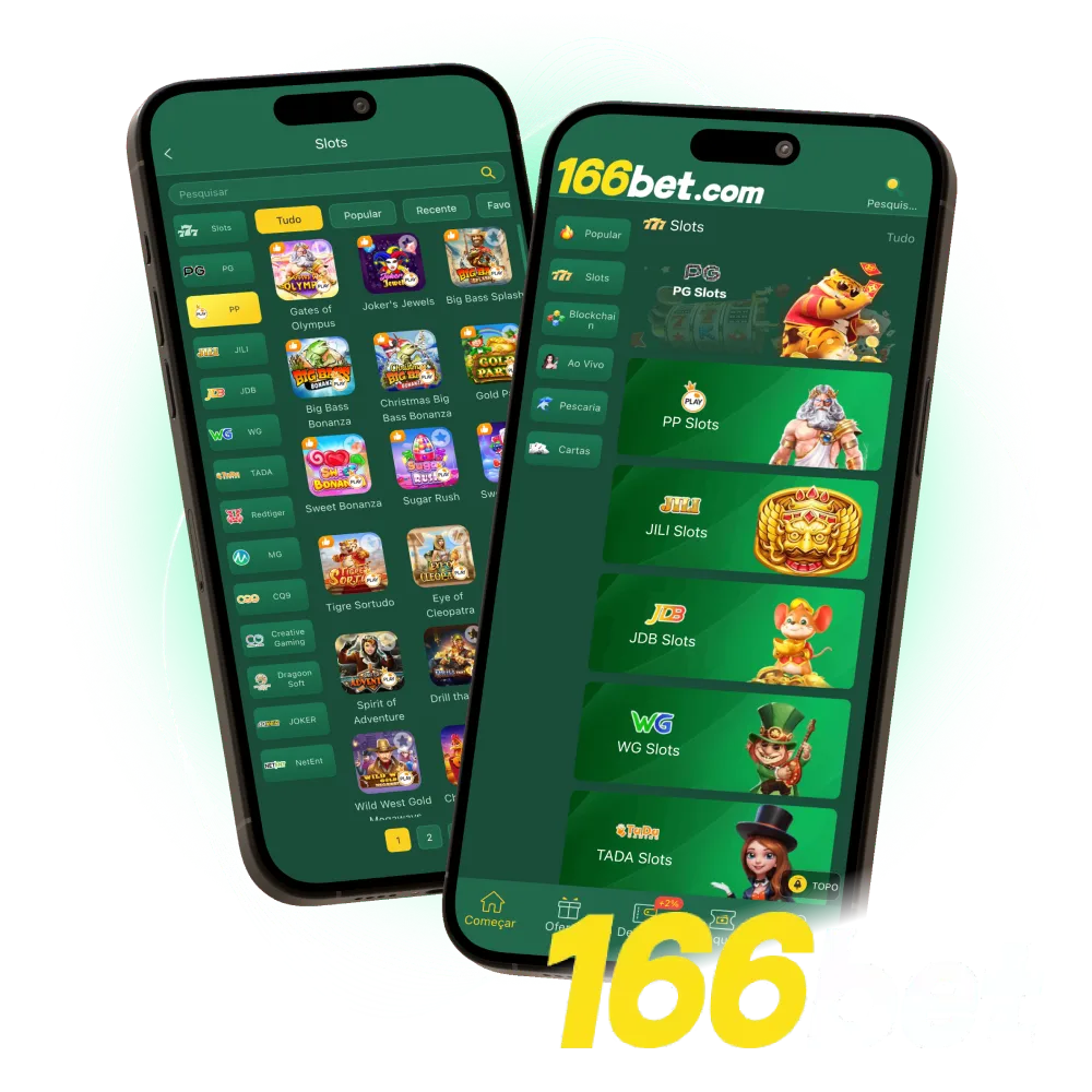 Jogue caça-níqueis da 166bet com milhares de slots e bônus para jogadores do Brasil.