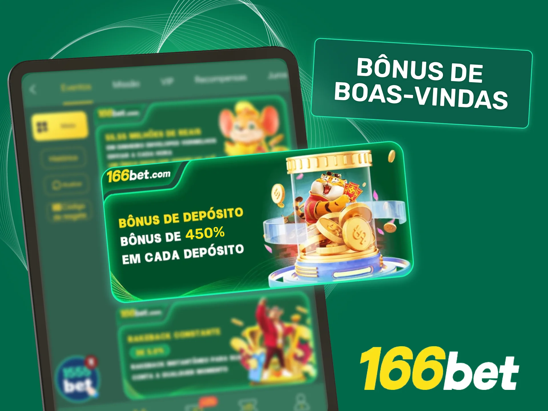 Ative o bônus de boas-vindas da 166bet e jogue com saldo extra no cassino.