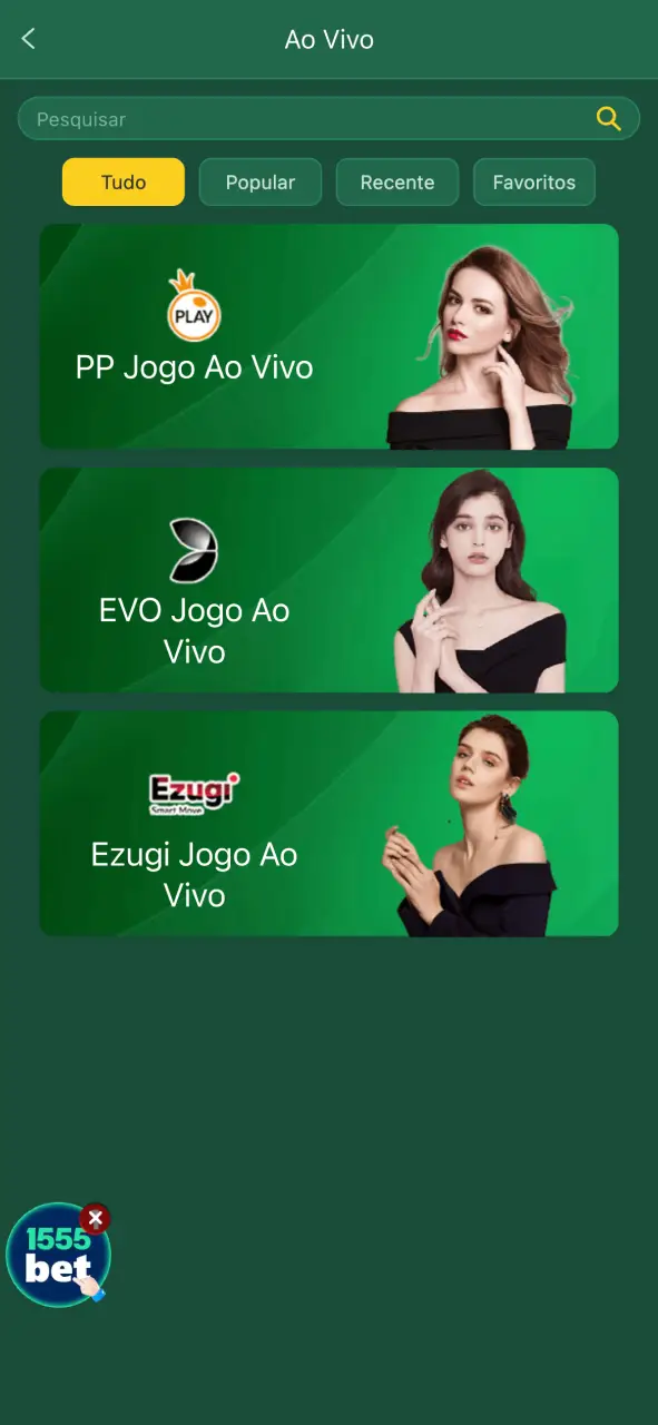 Abra o cassino ao vivo da 166bet e escolha uma mesa para jogar agora.