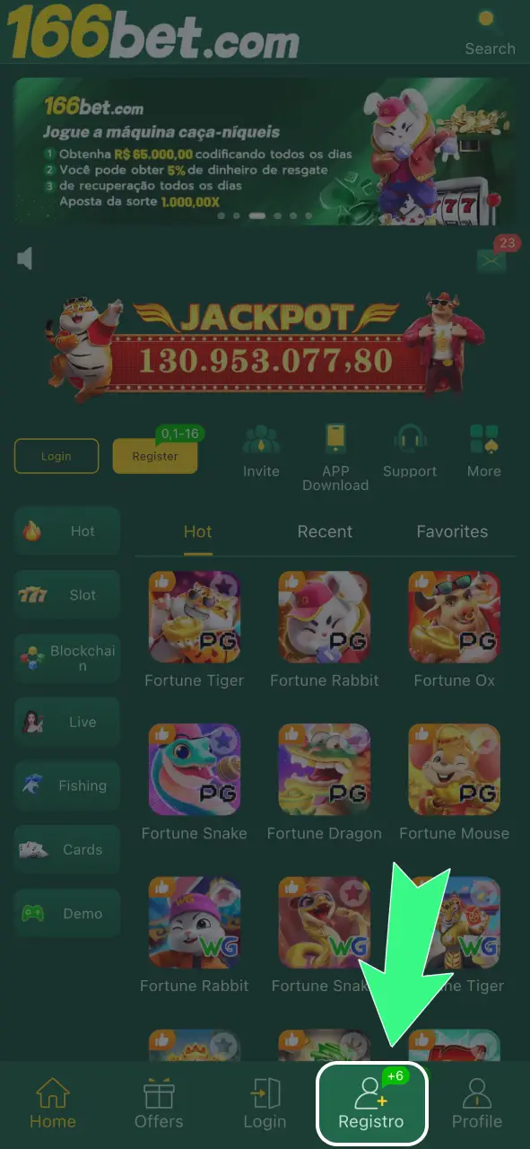 Acesse o site oficial da 166bet e inicie seu cadastro com segurança.