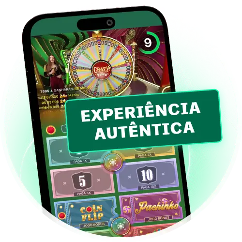 Sinta a experiência autêntica de cassino ao vivo no cassino 166bet.