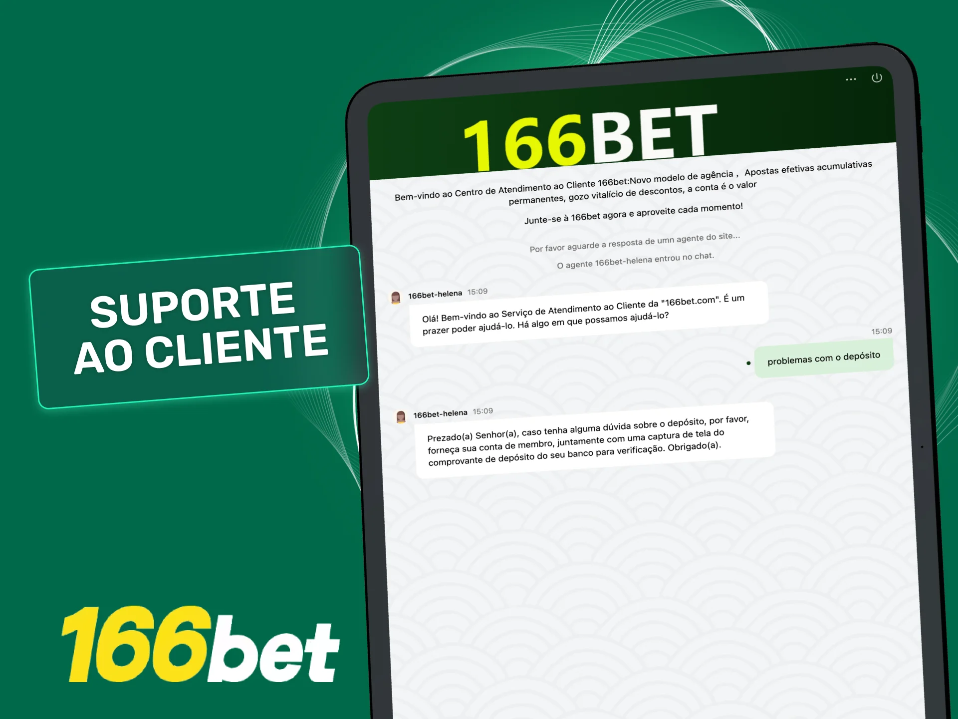 Fale com o suporte 166bet e resolva dúvidas sobre depósitos agora.