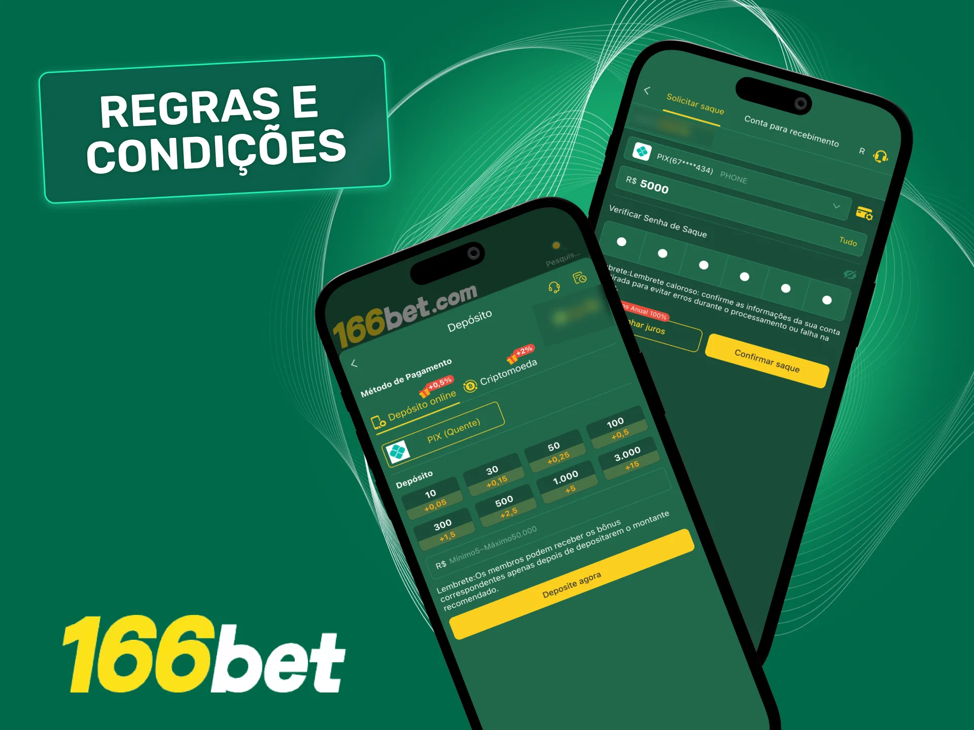 Conheça as regras de depósitos e saques no cassino 166bet e evite atrasos nos pagamentos.