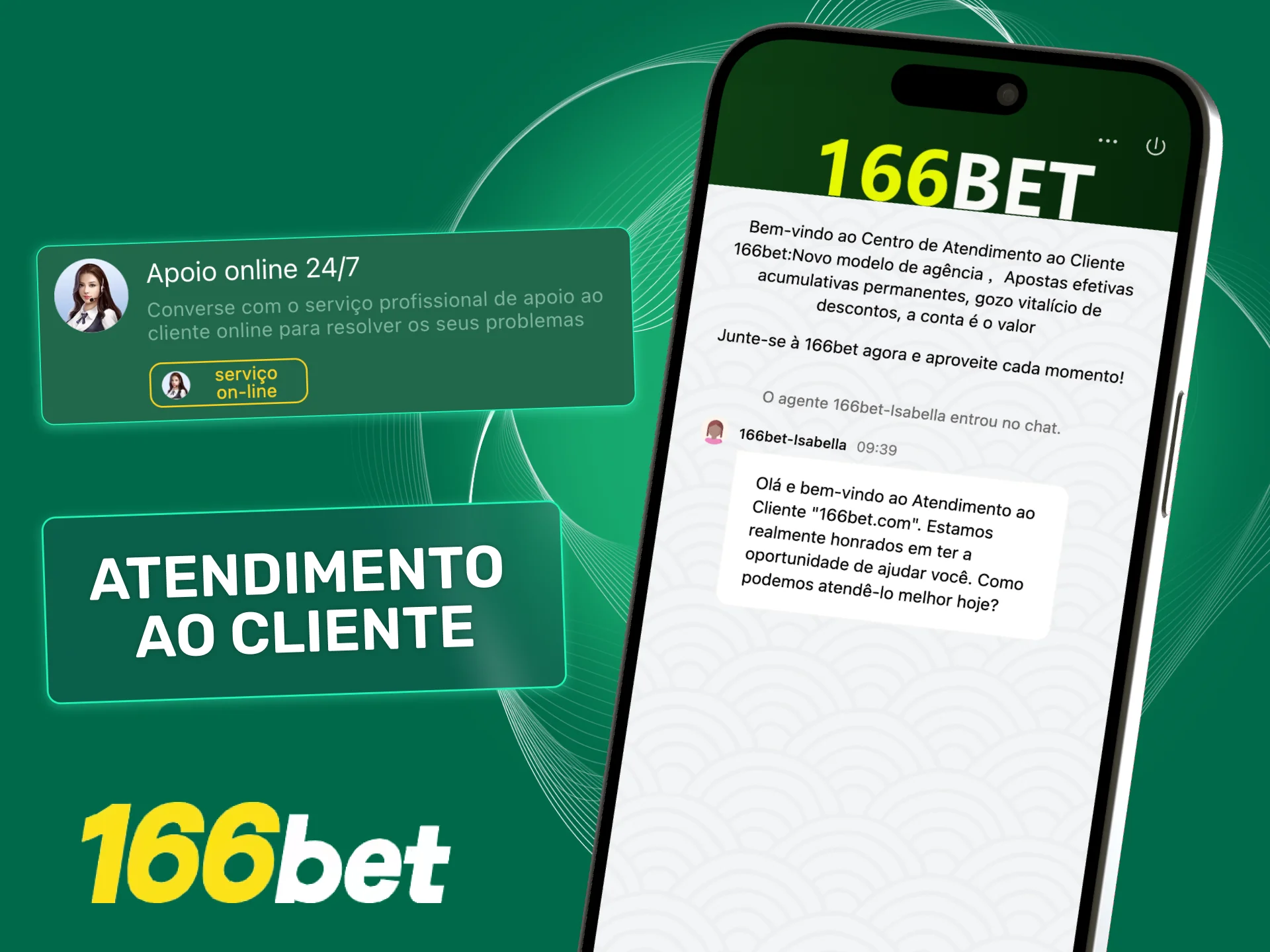 Fale com o suporte em português pelo app 166bet sempre que precisar.