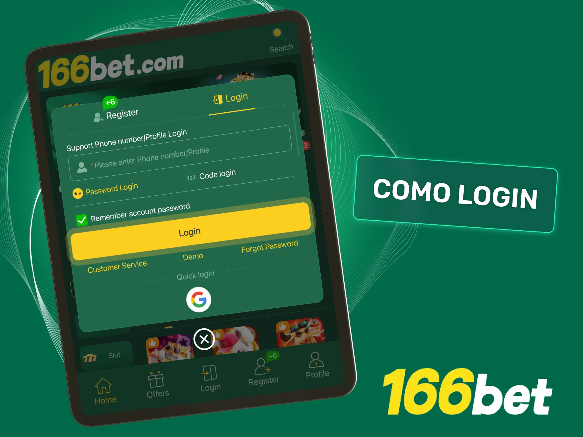 Acesse sua conta no app 166bet de forma rápida e segura.