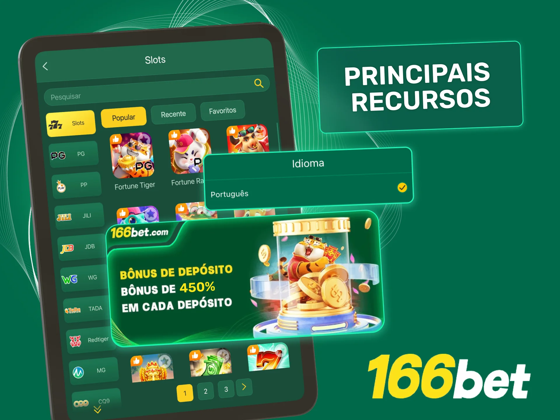 Jogue slots e cassino ao vivo no app 166bet com acesso rápido.
