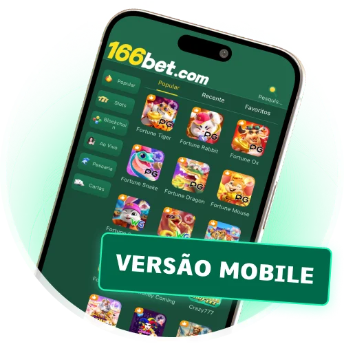 Aposte na 166bet pelo celular com site leve e rápido.