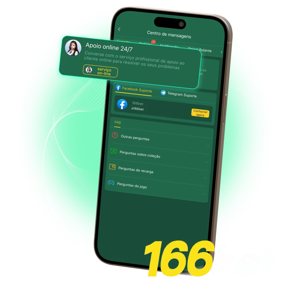 Entre em contato com a central de atendimento da 166bet a qualquer hora.