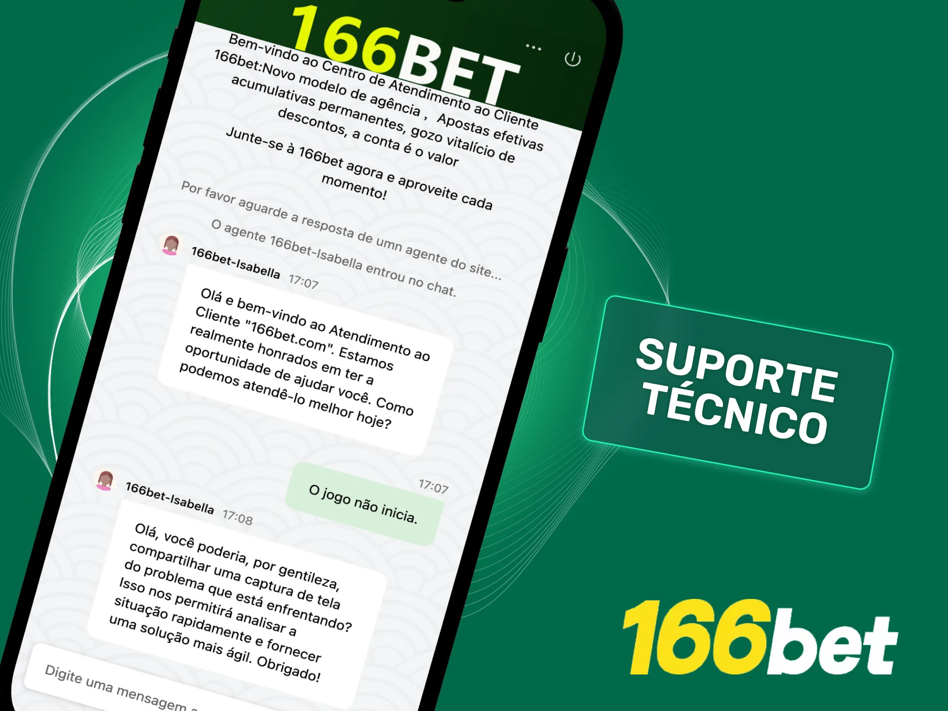 Resolva erros de sistema e problemas em jogos com o suporte técnico da 166bet.